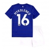 Maglie da calcio Everton Vitaliy Mykolenko #16 Prima Maglia Bambino 2025-26 Manica Corta + Pantaloni corti) Maglie da calcio Everton Vitaliy Mykolenko #16 Prima Maglia Bambino 2025-26 Manica Corta + Pantaloni corti)